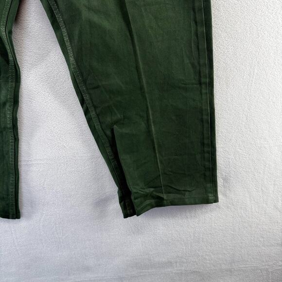 Vintage Levis Jeans FIts 37x30.5 Green 554 Baggy Loose Red Tab USA made Straight - Picture 4 of 14
